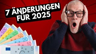 Neue Rentenregelungen für Arbeitnehmer und Rentner ab 2025 [upl. by Corene173]