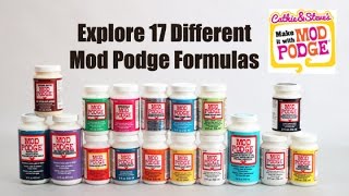 Easy Guide to all 17 Mod Podge Formulas [upl. by Iloj]