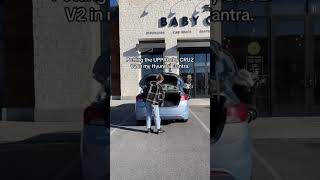 Does the UPPAbaby CRUZ V2 fit in a trunk of a car 🤔 shortvideo short shorts babyproducts [upl. by Ardnaiek551]