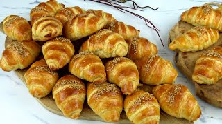 YAPMASI COK KOLAY GÖRÜNTÜSÜ SAHANE CITIR CITIR YUMUSACIK PEYNIRLI POGACA TARIFI🥐PAPATYA MUTFAGIM🌺 [upl. by Bel]