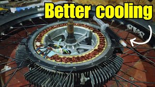 How to add ferrofluid to hub motor  Improving hub motor cooling [upl. by Nirual]