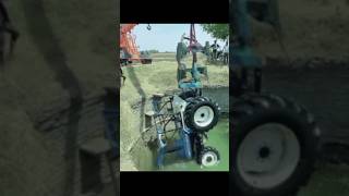 Tractor accident 🚜 BITI GAMING 9999 subscribe crane newsong shorts viral tractor song power [upl. by Ys]