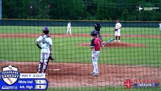 White Hall Bulldogs Baseball vs Texarkana Arkansas High Razorbacks LIVE [upl. by Gusty]