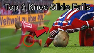 Top 6 Football Knee Slide Fails [upl. by Acilgna]