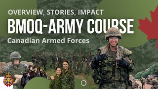 Overview of the BMOQARMY Officer Course in the CAF [upl. by Yenobe]