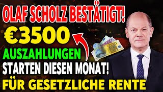 Gesetzliche Rentenversicherung kündigt 3500 € Einmalzahlung an – Auszahlung beginnt indiesem Monat [upl. by Dualc135]