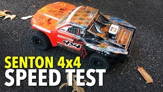 ARRMA Senton 4x4 Speed Test on 84V NiMh 2S amp 3S LiPo [upl. by Gesner]