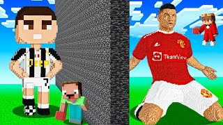 Ich Cheate Mit RONALDO in Minecraft Bau Challenge [upl. by Alsworth]