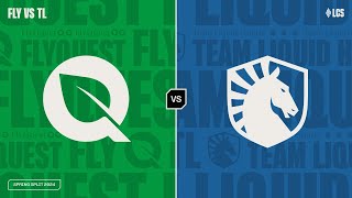 FLY v TL  Week 2 Day 1  LCS Spring Split  FlyQuest v Team Liquid 2024 [upl. by Quar622]