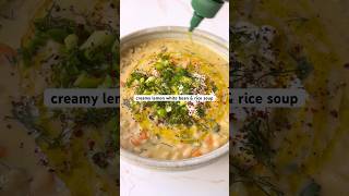 my vegetarian spin on Greek avgolemono soup cooking healthyfood [upl. by Ejrog]