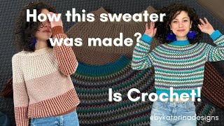 Medley Sweater Crochet Tutorial Unleash your Creativity with Mosaic Crochet Technique [upl. by Sauveur71]