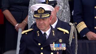 Commando overdracht Commandant Zeestrijdkrachten en Admiraal Benelux 2021  Koninklijke Marine [upl. by Palm]