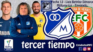 TERCER TIEMPO MILLONARIOS 3  ENVIGADO 0 FECHA 12 LIGA BETPLAY DIMAYOR 28092024 [upl. by Kcirrez]