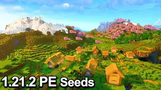 TOP 3 BEST MINECRAFT 12121 PE SEEDS BEDROCK Seeds Minecraft 12121 Bedrock [upl. by Auqinal]