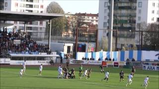 Racing92 vs Toulouse  MARSEILLAISE chantée en hommage aux attentats [upl. by Eninnej]