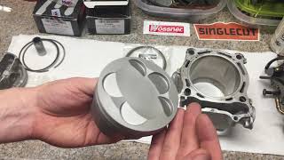 Project YFZ 450 Piston and cylinder Don’t miss this rebuild info for your YFZ top end [upl. by Benzel]