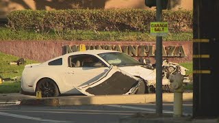 Police chase crash kills 4 in Upland after car breaks into pieces [upl. by Nert]