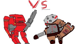 gutterman vs guttertank EPIC BATTLE [upl. by Minda360]