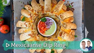 Mexicaanse Dip Ring  Koken amp bakken met SterkInDeKeuken [upl. by Lewiss947]