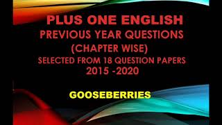 Gooseberries by Anton Chekhov Plus One English Chapter Questions [upl. by Panta]