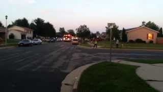 Delavan fire department responds to fully involved house fire [upl. by Ollehcram707]