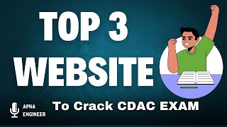 Top 3 website to crack cdac ccat exam  cdac course preparation  cdac ccat exam in detail cdac [upl. by Ikir]