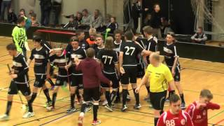 Floorball  U17 Finale  Benløse FC vs Frederikshavn Blackhawks  5  4  Highlights [upl. by Teeniv481]