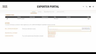 SGS Exporter Portal [upl. by Chappell928]