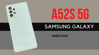 Samsung Galaxy A52s 5G  Unboxing amp setup  first impressions [upl. by Rramel]