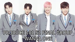 PRODUCE 101 S2 FINAL RANKING WANNA ONE MEMBERS EP11 [upl. by Ettennahs]