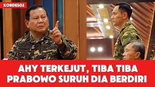 TIBATIBA AHY DIMINTA BERDIRI OLEH PRABOWO SAAT GALA DINER DI AKADEMI MILITER MAGELANG [upl. by Buhler]