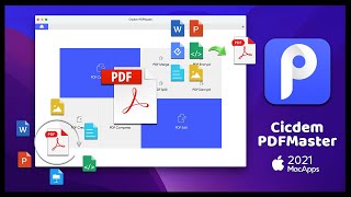 Cicdem PDFMaster for Mac 2021  Interface amp Workspace Quick View [upl. by Bluh]