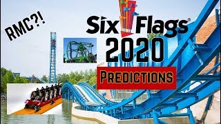 Six Flags NEW FOR 2020 PREDICTIONS [upl. by Ebocaj]