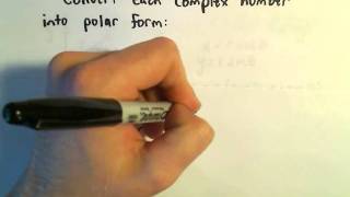 Expressing a Complex Number in Trigonometric or Polar Form Ex 1 [upl. by Flannery]