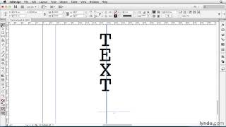 InDesign Tutorial  Setting text vertically [upl. by Annuahs]