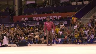 Simone Biles  Floor Exercise  2018 World Championships  Women’s Team Final [upl. by Karlow]