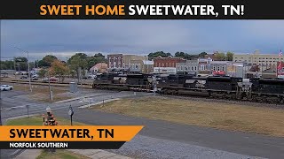 Sweetwater Tennessee USA  Virtual Railfan LIVE [upl. by Eelamme26]