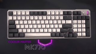 Cooler Master MK770 Hybrid Wireless Keyboard Official Introduction [upl. by Nyrrek]