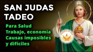 ORACION a SAN JUDAS TADEO 🙏 para el TRABAJO la SALUD y la ECONOMIA [upl. by Nima93]