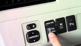 2011  Toyota  Sienna  3rd Row Vent Windows  How To by Toyota City Minneapolis MN [upl. by Aneis]