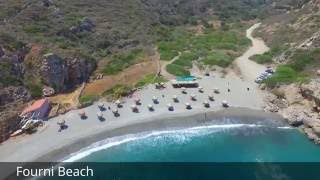 Kythira island  best beaches Top 8 beaches by drone camera [upl. by Searcy78]