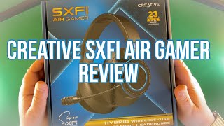 Creative SXFI Air Gamer Hybrid Wireless USB headphones REVIEW [upl. by Eisenstark822]