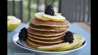 Tortitas de manzana y avena  Oats Apple Pancakes [upl. by Annenn]