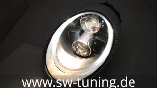 SWLtube Xenon Scheinwerfer für Porsche 911 997 0408 LED chrom SWTuning [upl. by Grimaldi]