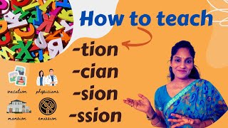 TIAN CIAN SION SSION Rules  Easily teach different shun sound spellings to kids  phonics [upl. by Molli579]