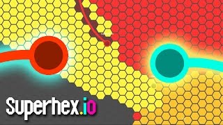 SUPERHEXIO  NEW IO GAME Defend your land [upl. by Ecnarrat]