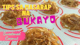 QUICK AND EASY BUKAYO  SWEETENED COCONUT  HOW TO MAKE BUKAYO  FILIPINO RECIPE [upl. by Sedrul428]