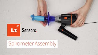 Lt Sensors Spirometer  Disassembling amp Assembling [upl. by Suoirad]