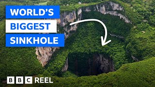 Inside Chinas mysterious sinkhole – BBC REEL [upl. by Massimiliano]