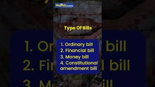 Types of Bills in Parliament  For APSCUPSC amp Competitive Exams [upl. by Fadden973]